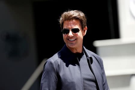 FILE PHOTO: Actor Tom Cruise attends an event to promote the film "The Mummy" at the Hollywood and Highland gateway in Hollywood, California, May 20, 2017. REUTERS/Patrick T. Fallon/File Photo