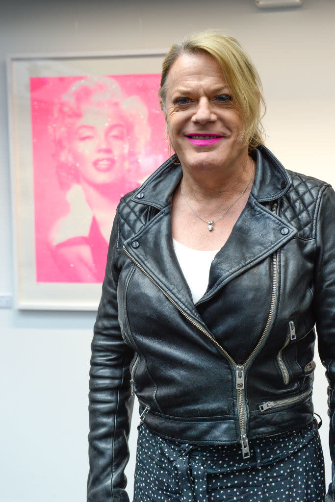 Closeup of Eddie Izzard