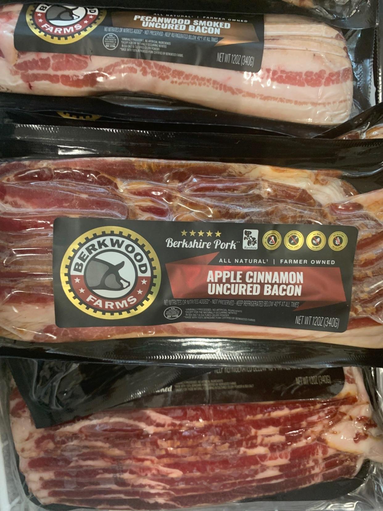 Apple Cinnamon Bacon is just one of the specialty products available from Berkwood Farms in Des Moines