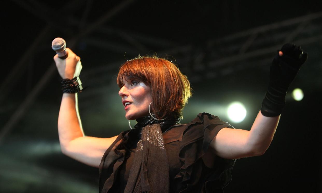 <span>‘She lived the biggest of lives’ … Moore on stage in Sydney, Australia, in 2009. </span><span>Photograph: Mark Metcalfe/WireImage</span>