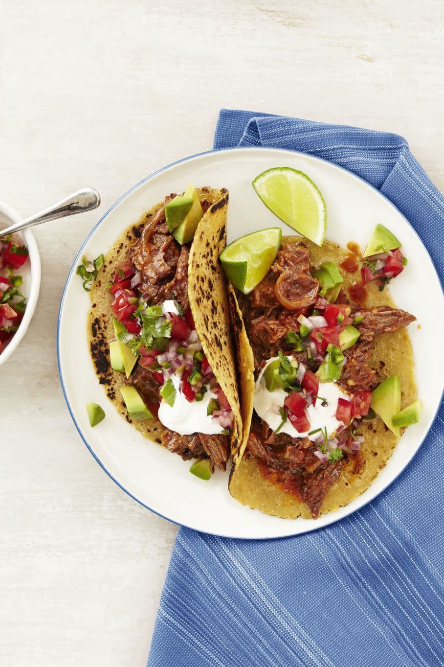 Chipotle Beef Tacos with Pico de Gallo