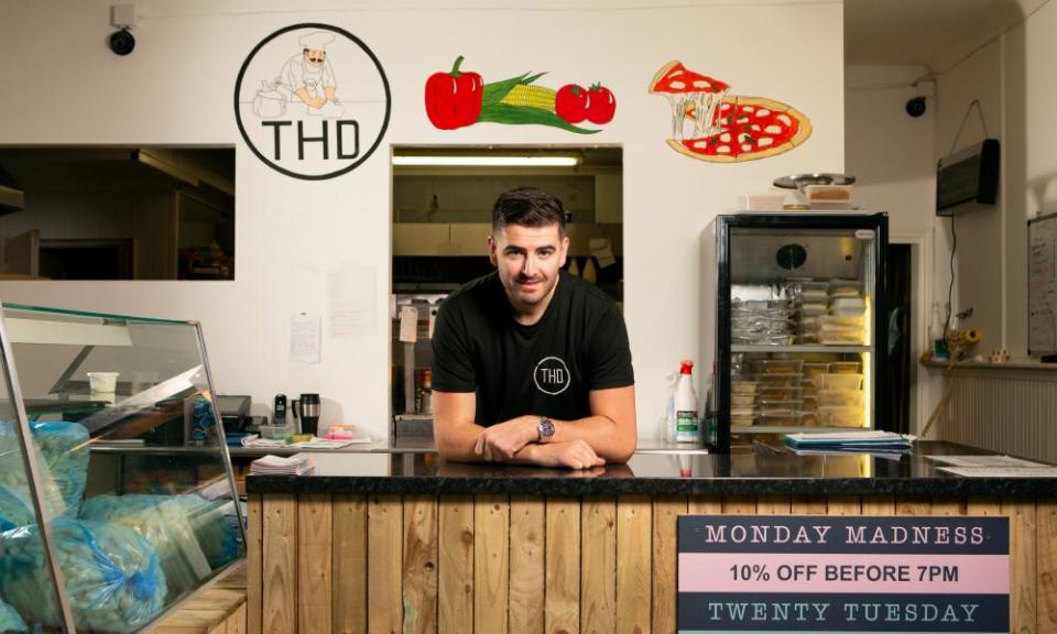 Liam Wright, owner of Homemade Deli in Middlesbrough.
