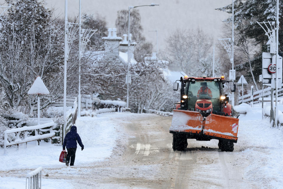 Mild disruption to travel is expected next week. (PA)