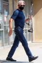 <p>Harrison Ford is seen bringing a broken desk lamp to a Light Bulbs Unlimited for repair in Santa Monica on Wednesday.</p>