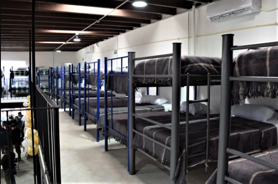 El Buen Samaritano migrant shelter in Juárez recently expanded, adding more beds and restrooms.