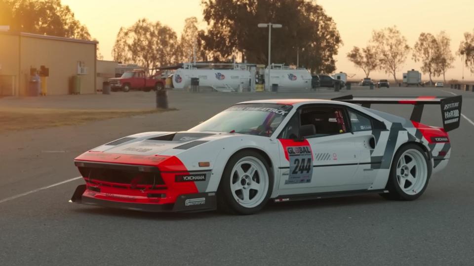 K24-Swapped Ferrari 308 Blows Engine Heroically While Racing photo