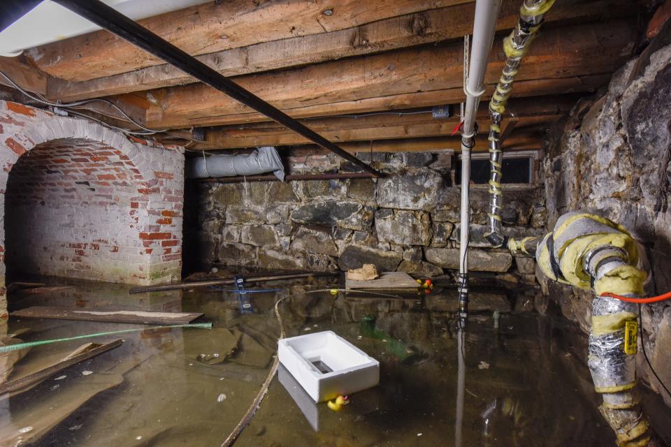 As an experiment, the museum did a time lapse video of the one of the historic basements flooding during a King Tide event.