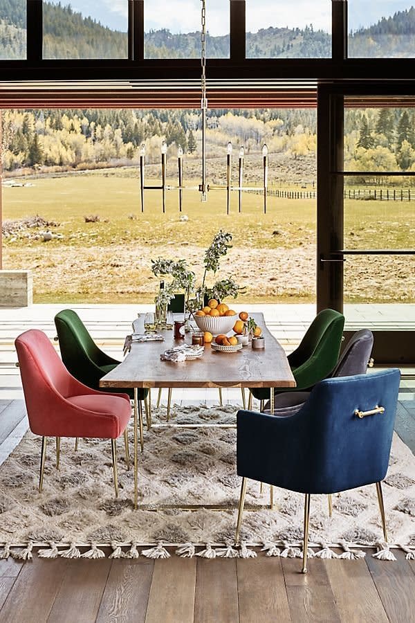 Get it at <a href="https://www.anthropologie.com/shop/velvet-elowen-chair?category=Furniture&amp;color=030&amp;quantity=1&amp;size=One%20Size&amp;type=REGULAR" target="_blank" rel="noopener noreferrer">Anthropologie</a>, $398.&nbsp;