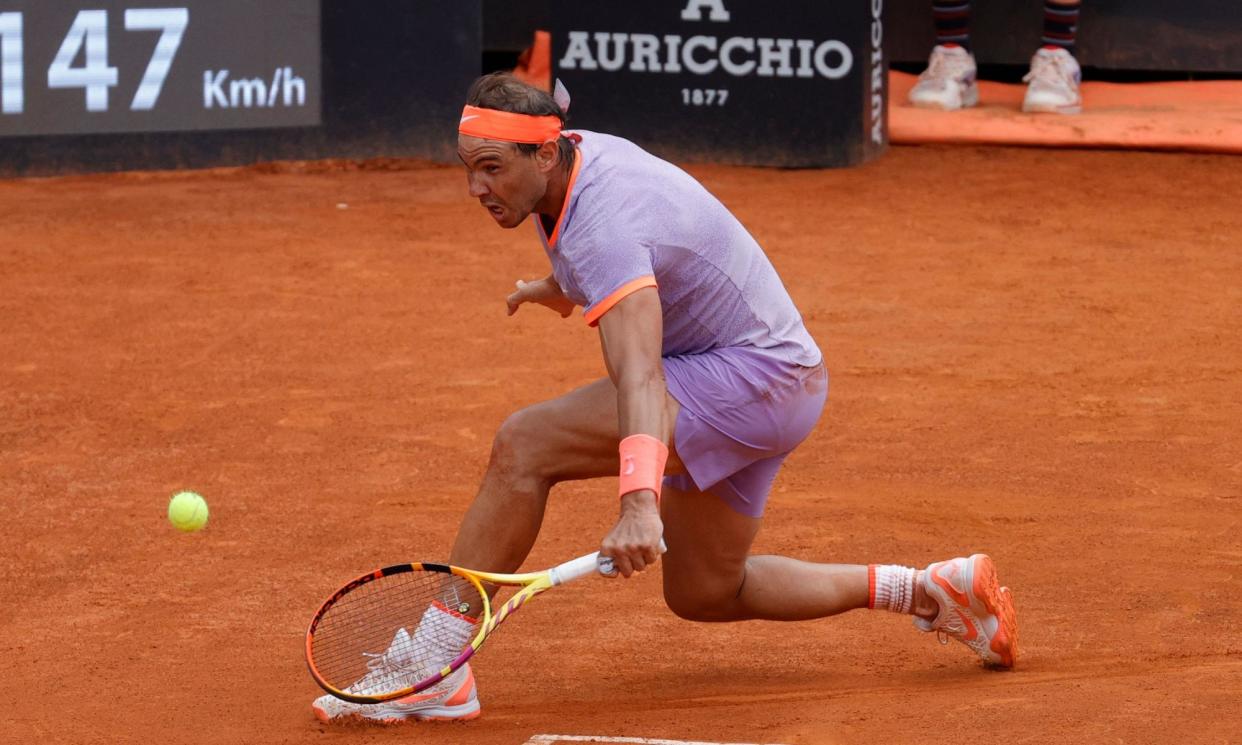 <span>Rafael Nadal will face Hubert Hurkacz in the second round of the Italian Open. </span><span>Photograph: Ciro De Luca/NurPhoto/Shutterstock</span>