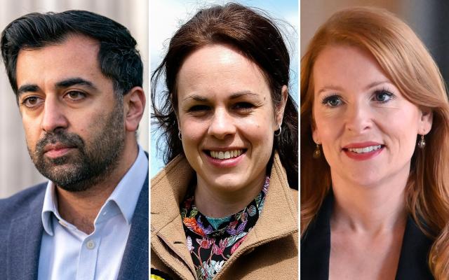 Humza Yousaf, Kate Forbes, and Ash Regan SNP Scotland First Minister leadership race - Jane Barlow/PA Wire/Paul Campbell/Ken Jack/Getty Images