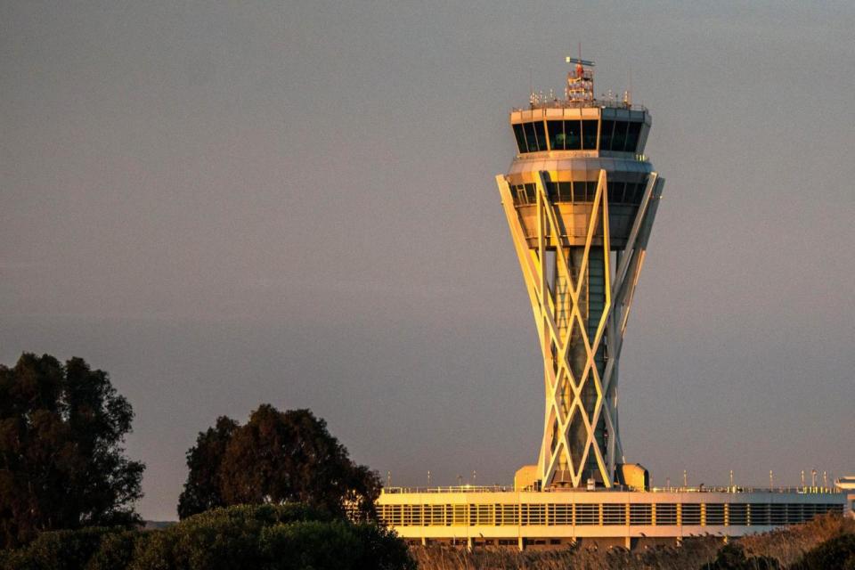 Workers at the Barcelona air traffic control centre claim they are overstretched (Getty Images)