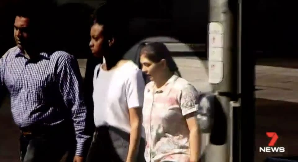 Subha Anand, far right, was three times over the legal limit when her car slammed into Natasha Pigot's. Source: 7 News