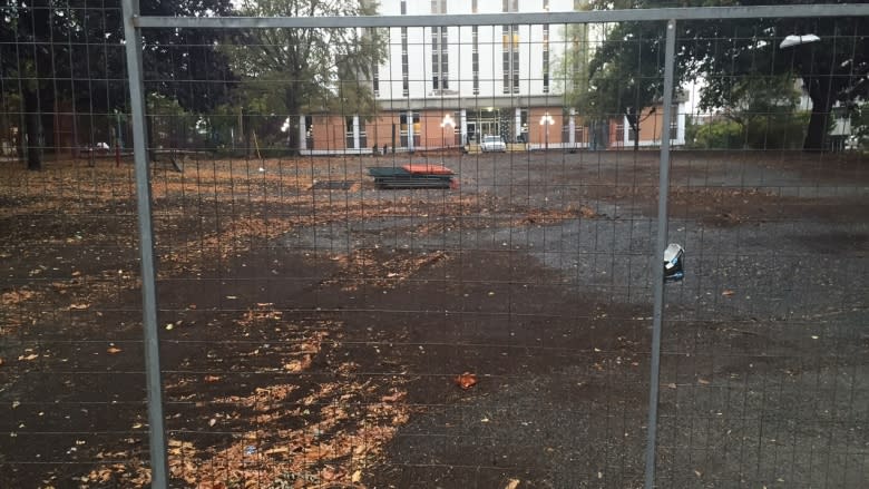 Playground planned at former site of Victoria tent city