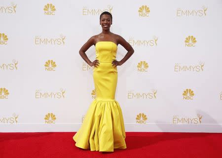 Samira Wiley from the Netflix series "Orange is the New Black" arrives at the 66th Primetime Emmy Awards in Los Angeles, California August 25, 2014. REUTERS/Lucy Nicholson