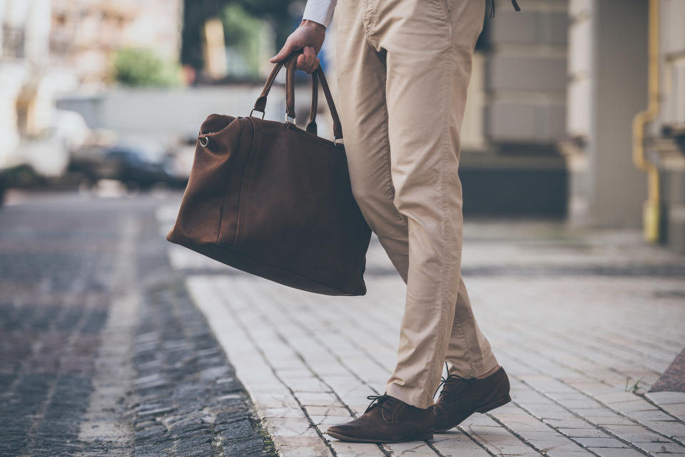 Man holding a bag