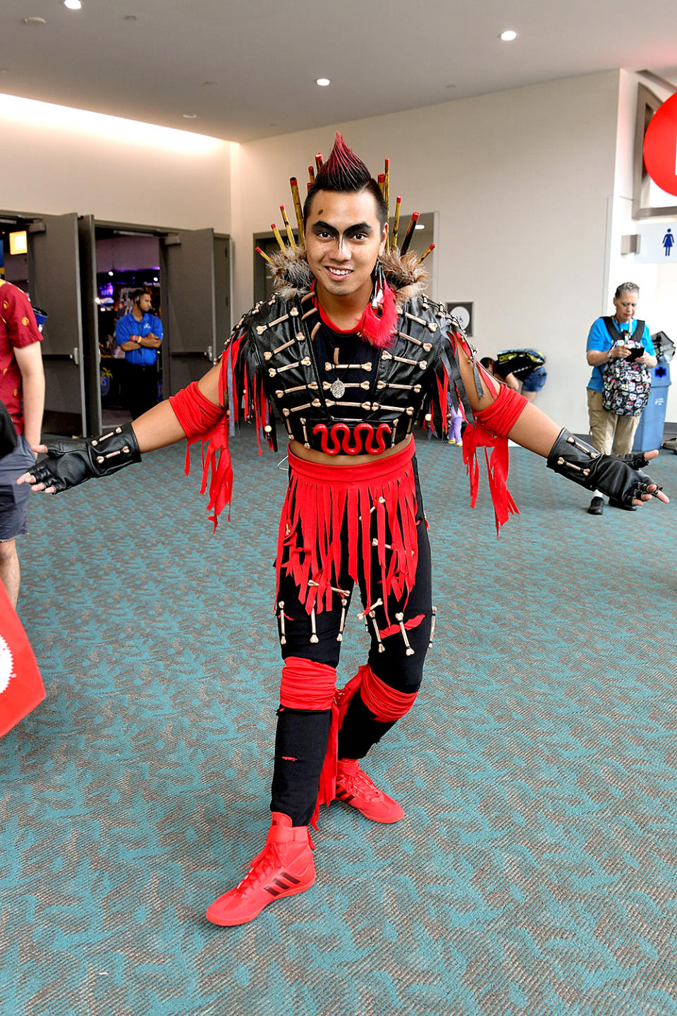 <p>Cosplayer dressed as Rufio at Comic-Con International on July 21, 2018, in San Diego. (Photo: Dia Dipasupil/Getty Images) </p>