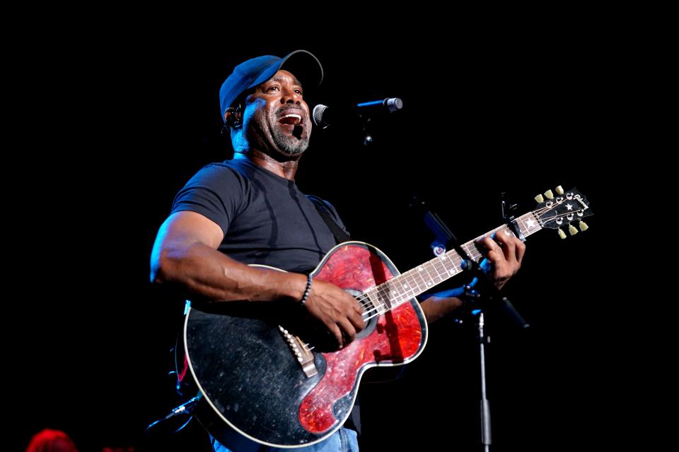 Darius Rucker performs during the ACM Party For A Cause at Ascend Amphitheater on August 23, 2022 in Nashville, Tennessee.