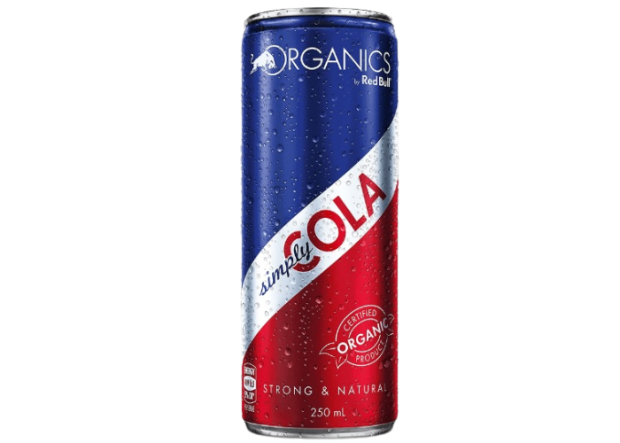 <p>Red Bull Organics Cola</p>