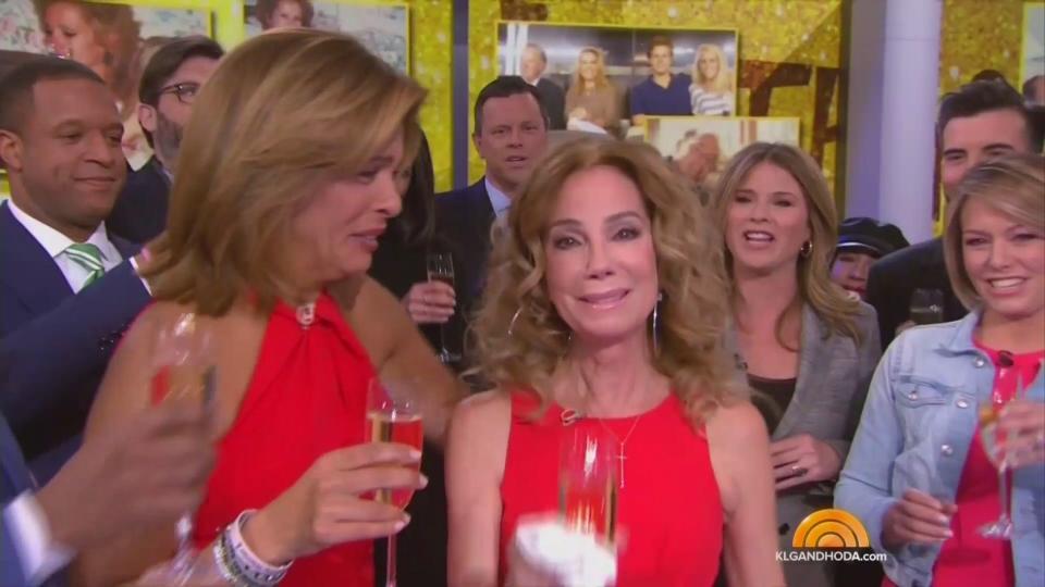 Kathie Lee Gifford's final "Today" show appearance. (Photo: "Today" show)