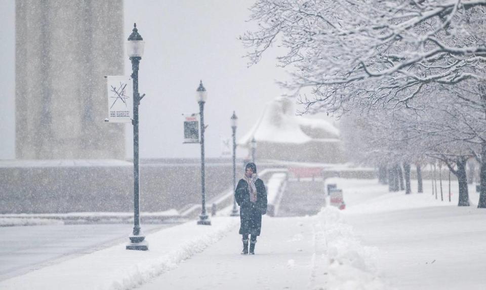 See photos of snowcovered Kansas City from first major winter storm of