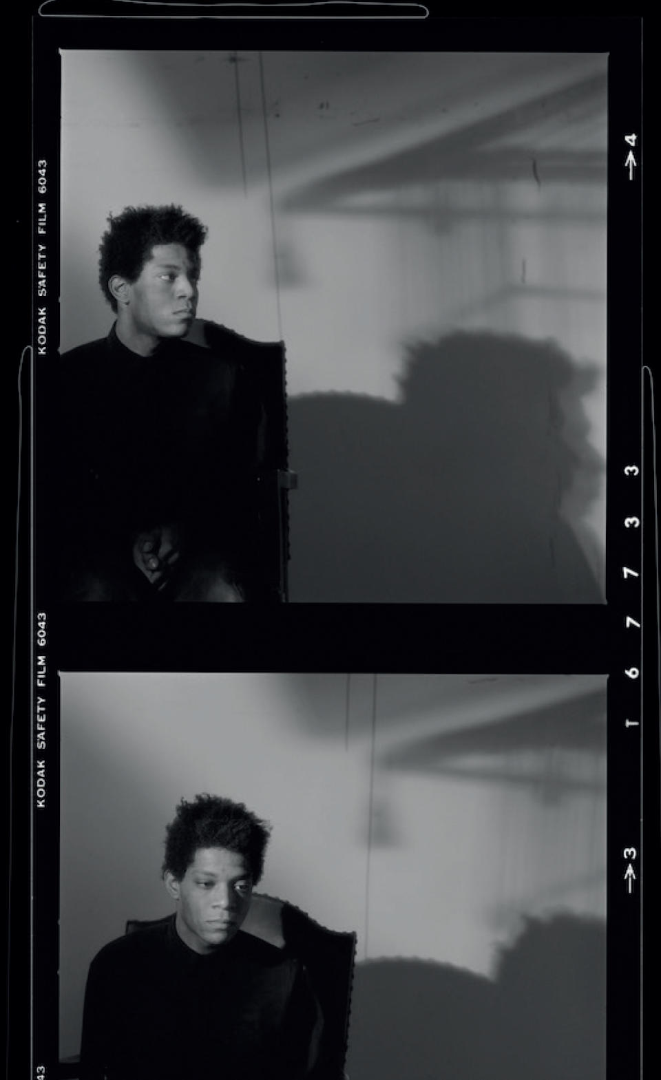 Jean-Michel Basquiat captured in the mid-’80s by Jeannette Montgomery Barron.