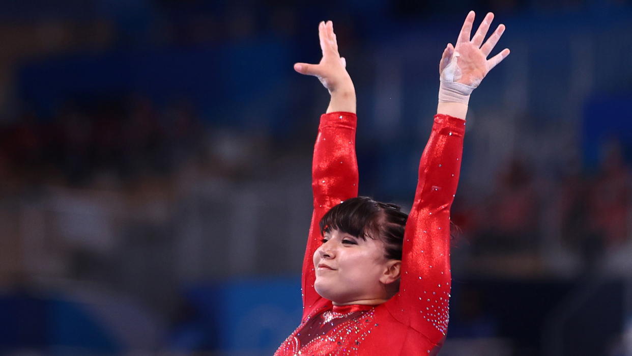 Alexa Moreno durante los Juegos Olímpicos de Tokio 2021. (REUTERS/Lindsey Wasson)
