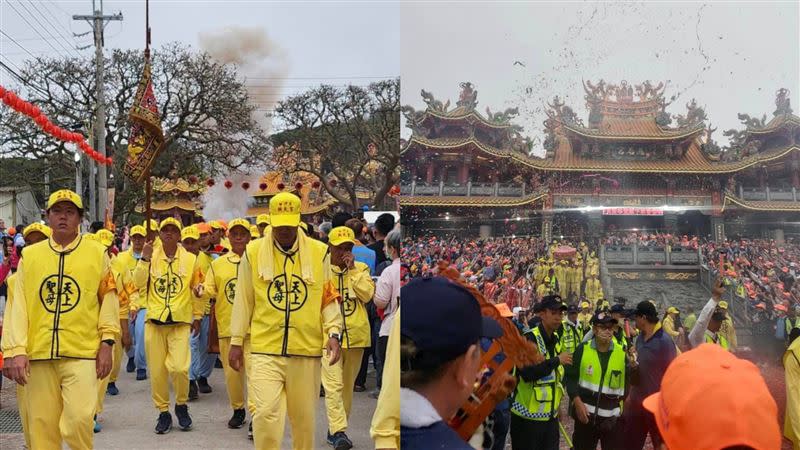 白沙屯媽祖回鑾急行軍踏上最後一哩路，今早從通霄慈后宮出發。（圖／翻攝自白沙屯拱天宮官方臉書）