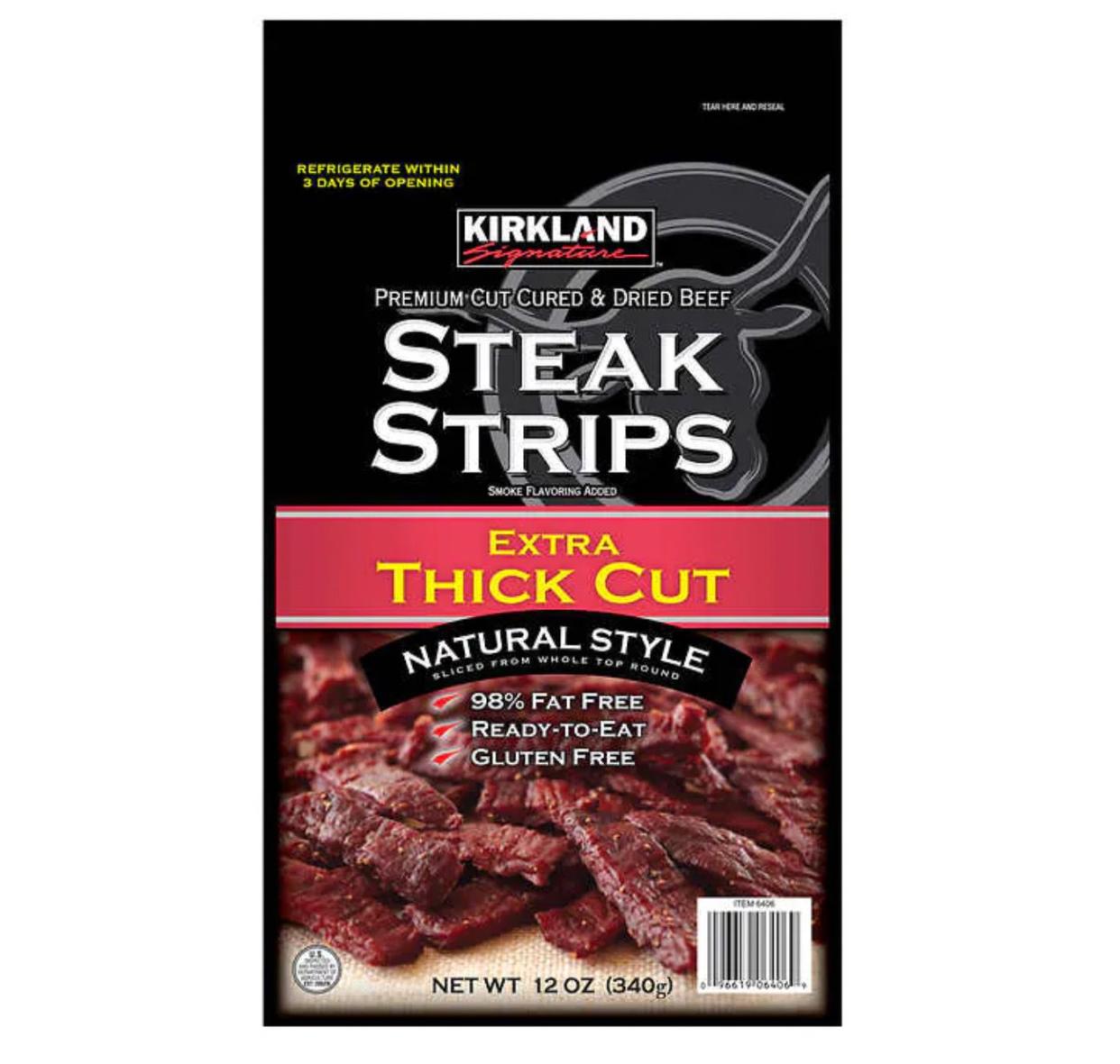 Kirkland Signature Premium Extra Thick Steak Strips