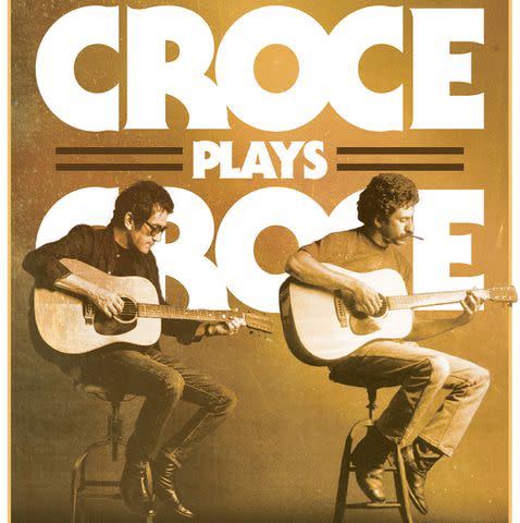 Croce Plays Croce tour poster, Jim Croce and son AJ Croce