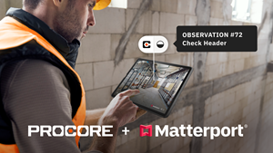 Integration brings Procore RFI’s, Observations and Coordination Issues directly into Matterport digital twins, allowing Procore users to collaborate with visual site context, facilitating prompt issue resolution