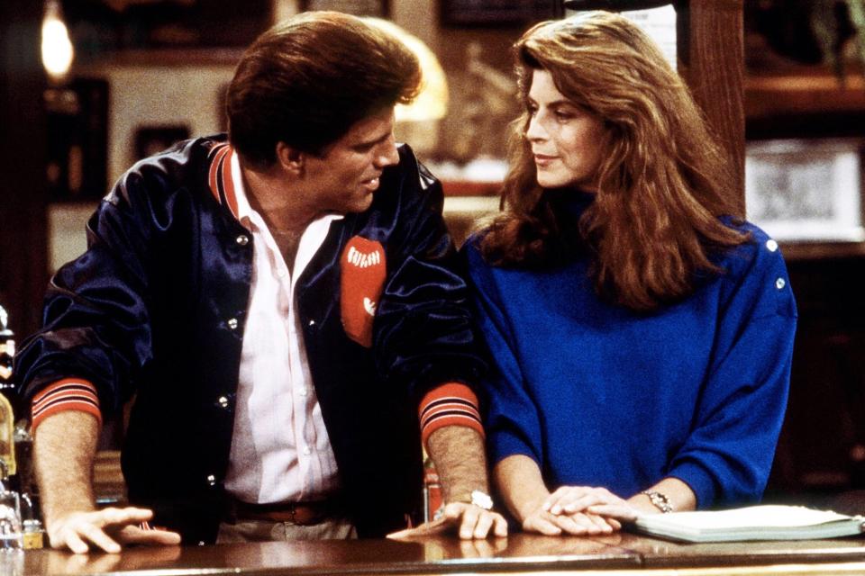 Ted Danson and Kirstie Alley on 'Cheers'