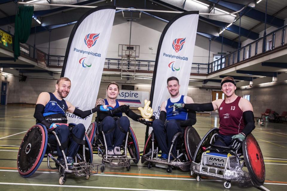 Britain's wheelchair rugby squad, among more than 1,000 athletes on the National Lottery-funded UK Sport World Class Programme, topped a public vote at the National Lottery Awards