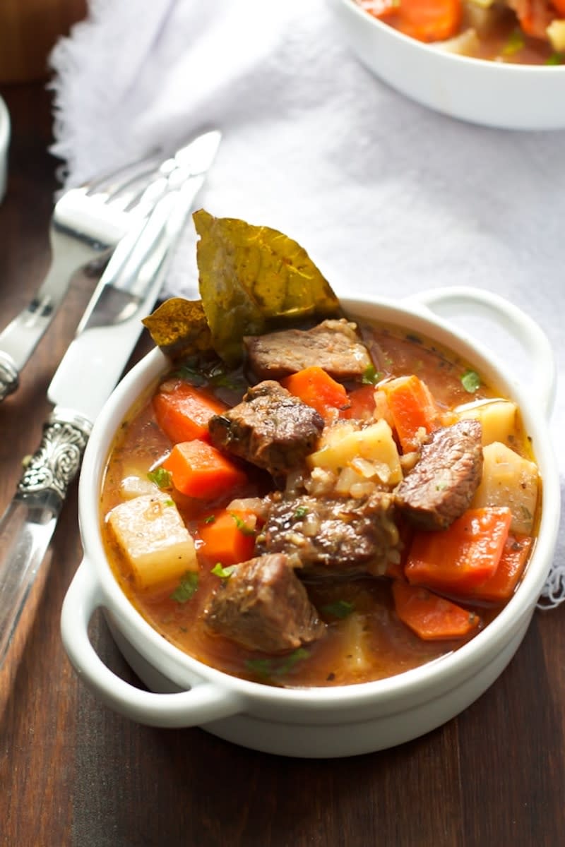 Healthier Slow Cooker Beef Stew