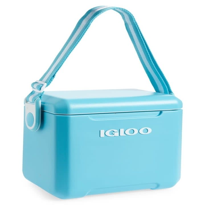 the blue cooler