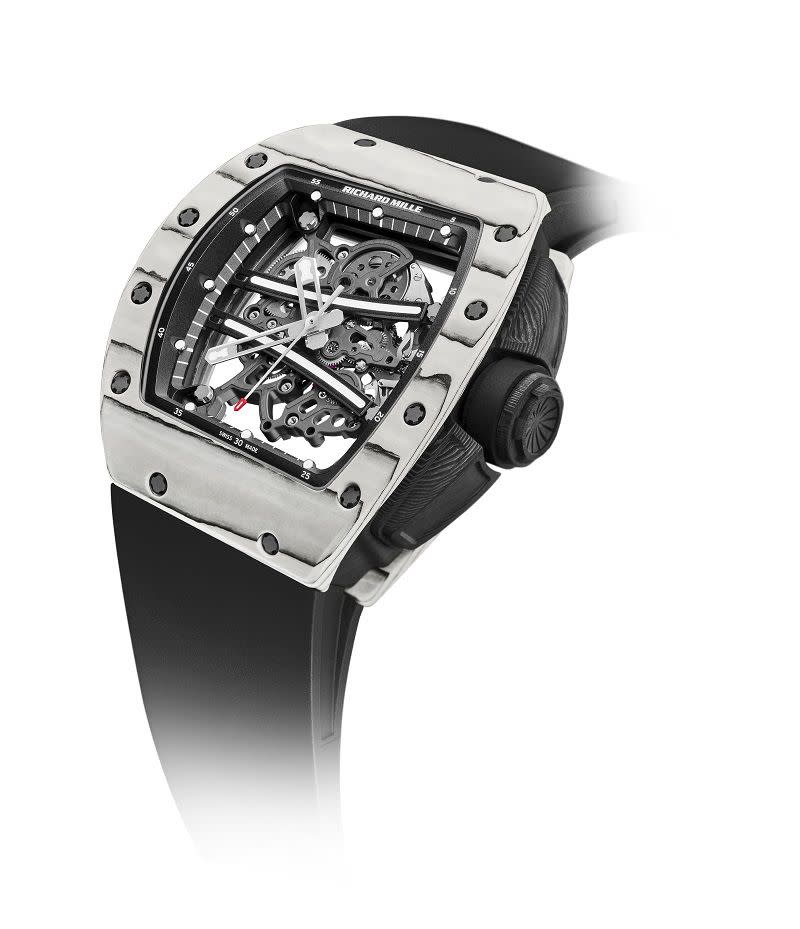 <p>Richard Mille RM 61-01 Ultimate Edition (release date tba)<br></p><p>A companion watch to the tourbillon RM 59-01, which Richard Mille created for Jamaican sprinter Yohan Blake, the RM 61-o1 has been part of the Richard Mille line-up since 2012. The new ‘Ultimate Edition’ is limited to 150 pieces and will be the final version released in the series. As per all Richard Mille releases, the specs have more in common with a high-performance sports car than something you’d typically find on someone’s wrist. The case is crafted in carbon and quartz, it’s impact-tested to more than 5,000 Gs and features a skeletonised calibre made of PVD-treated grade 5 titanium. Ultimate indeed.</p><p>£POA; <a href="https://www.richardmille.com" rel="nofollow noopener" target="_blank" data-ylk="slk:richardmille.com;elm:context_link;itc:0;sec:content-canvas" class="link ">richardmille.com</a></p>