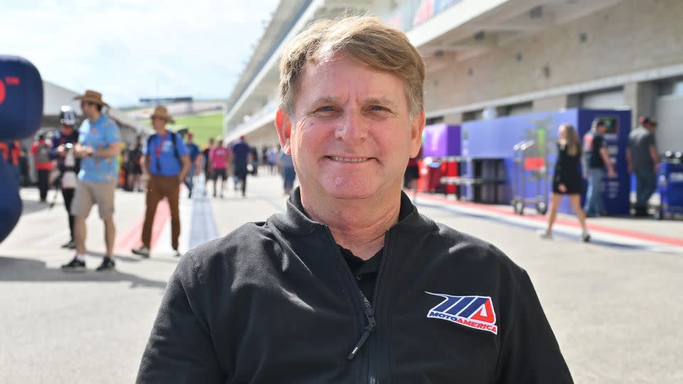 Wayne Rainey is a three-time MotoGP world champion. - Jonathan Hawkins/CNN