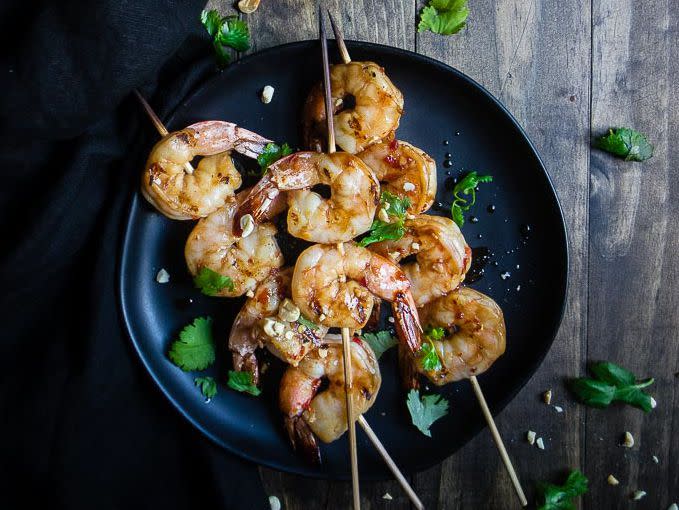 Thai Grilled Shrimp Skewers