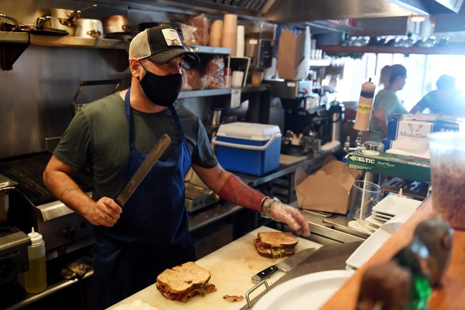 Joshua Marcus, owner and operator of Josh's Deli in Surfside, Florida, has made and delivered more than 500 sandwiches to first responders at the site of the collapsed Champlain Towers South. "I've been to the site and I know how much stress everyone is under," Marcus said.
