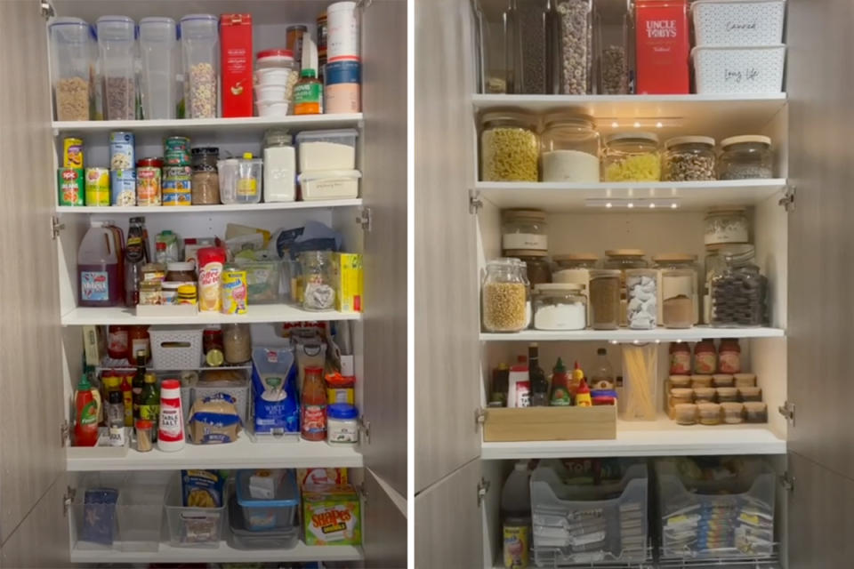 TikTok kmart pantry transformation