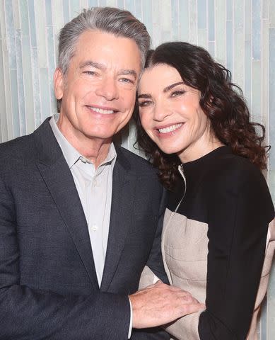 <p>Bruce Glikas/Getty</p> Peter Gallagher and Julianna Margulies.