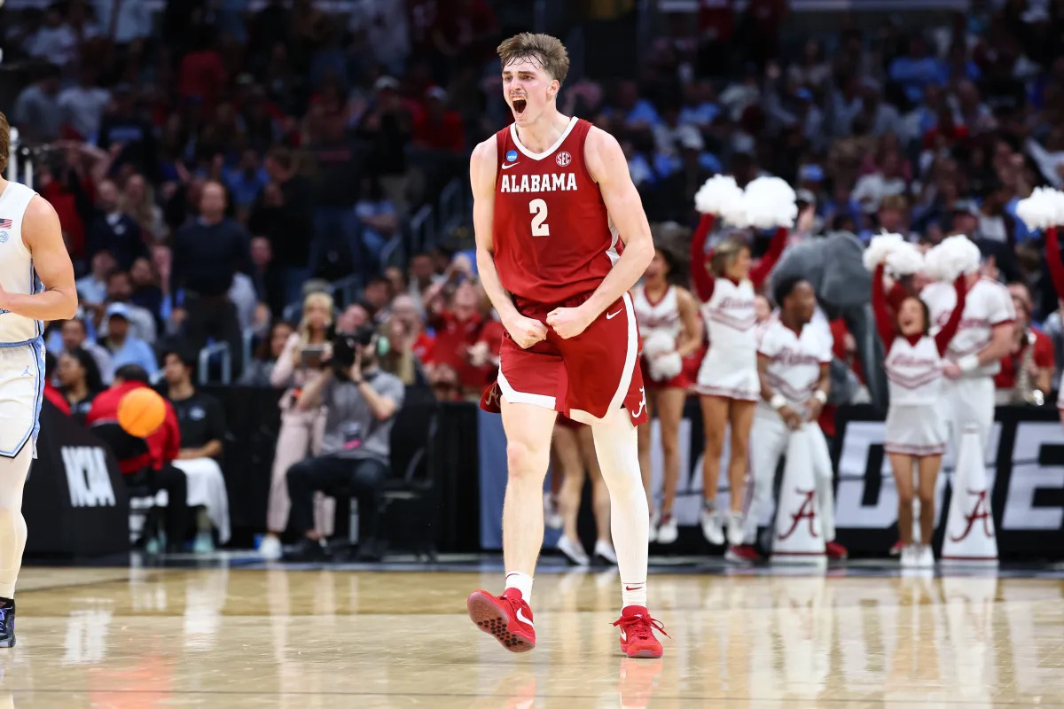 March Madness: Grant Nelson powers Alabama past No. 1 North Carolina to reach first Elite Eight since 2004