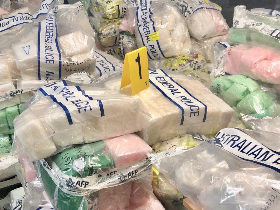 1.6 tonnes of crystal meth and 37kg of heroin were seized: Australian Federal Police