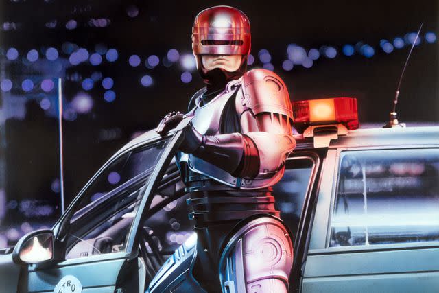 <p>Orion/courtesy Everett Collection</p> Peter Weller in 'RoboCop'