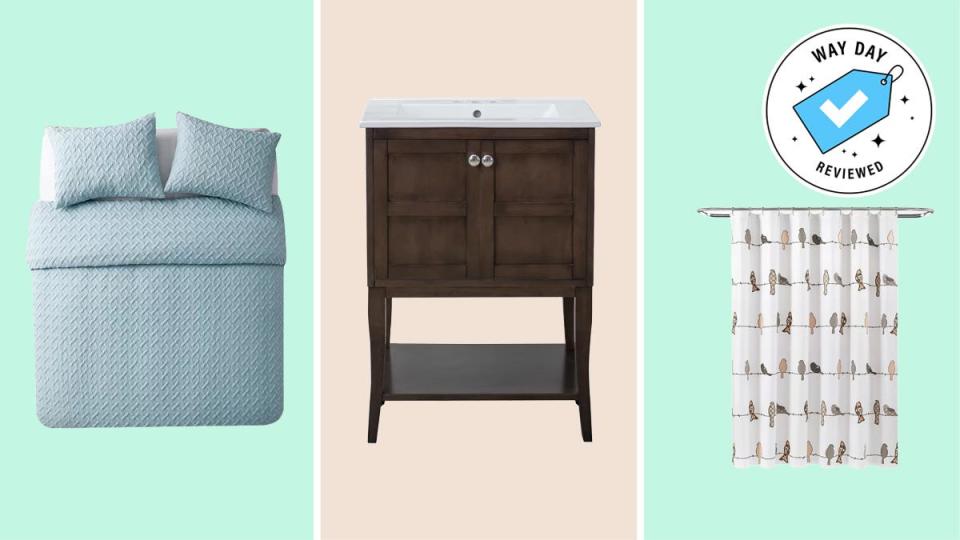 Bring new comfort into your bedroom and bathroom with these Wayfair deals.