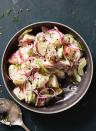 <p>This <a href="https://www.delish.com/entertaining/g2360/potato-salad-recipes/" rel="nofollow noopener" target="_blank" data-ylk="slk:potato salad recipe;elm:context_link;itc:0;sec:content-canvas" class="link ">potato salad recipe</a> is simple, with two types of mustard (Dijon for kick and whole-grain for a bit of sweetness) and some <a href="https://www.delish.com/cooking/recipe-ideas/a27245453/pickled-red-onions-recipe/" rel="nofollow noopener" target="_blank" data-ylk="slk:pickled red onions;elm:context_link;itc:0;sec:content-canvas" class="link ">pickled red onions</a> for acid, crispness, and color. With only 2/3 cup mayo, it isn't <em>too</em> fatty but is still rich and creamy.</p><p>Get the <strong><a href="https://www.delish.com/cooking/recipe-ideas/a36743797/red-potato-salad-recipe/" rel="nofollow noopener" target="_blank" data-ylk="slk:Red Potato Salad recipe;elm:context_link;itc:0;sec:content-canvas" class="link ">Red Potato Salad recipe</a></strong>.</p>