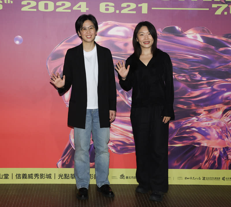 「春行」導演王品文、彭紫惠出席星光首映 2024台北電影節23日在中山堂舉行電影「春行」星光 首映，導演王品文（左）、彭紫惠（右）出席分享拍 攝點滴。 中央社記者謝佳璋攝  113年6月23日 