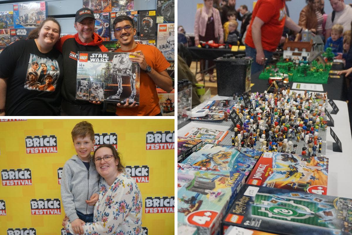 Lego lovers flocked to Places Leisure in Eastleigh for the area's first Brick Festival <i>(Image: Newsquest)</i>