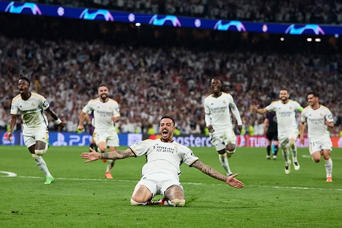 Joselu Mato marcó dos goles que clasifican al Real Madrid para la final de la Champions