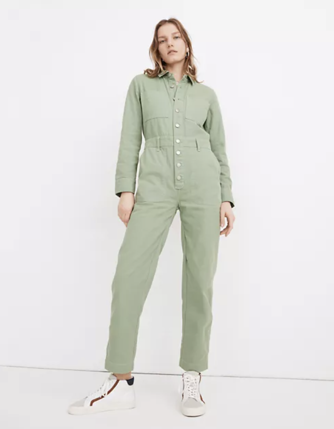 best-jumpsuits-Madewell Garment-Dyed Relaxed Coverall Jumpsuit