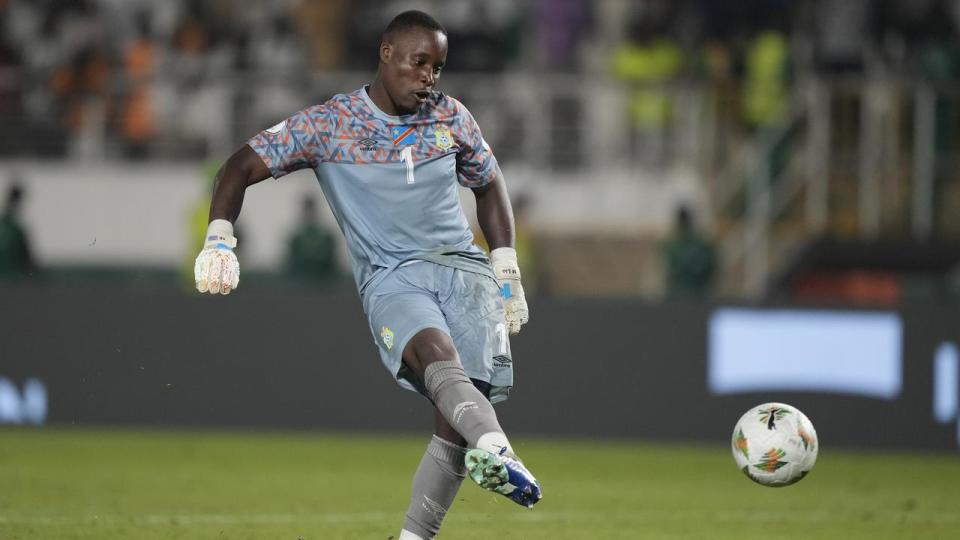 Congo goalkeeper Lionel Mpasi